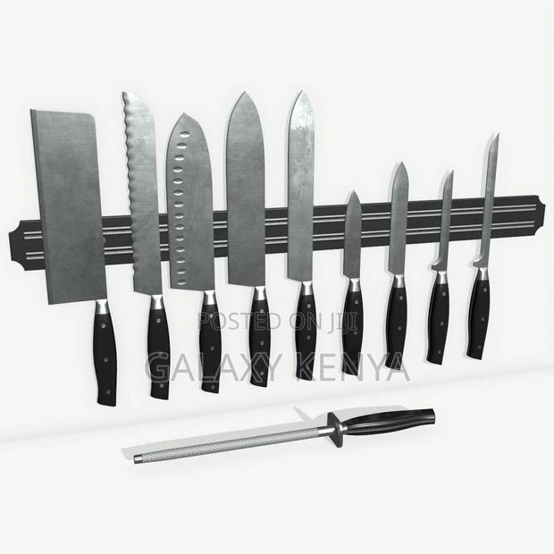 55cm Kitchen Magnet Knife Holder Knife Rack Organizer - thumbnail 2