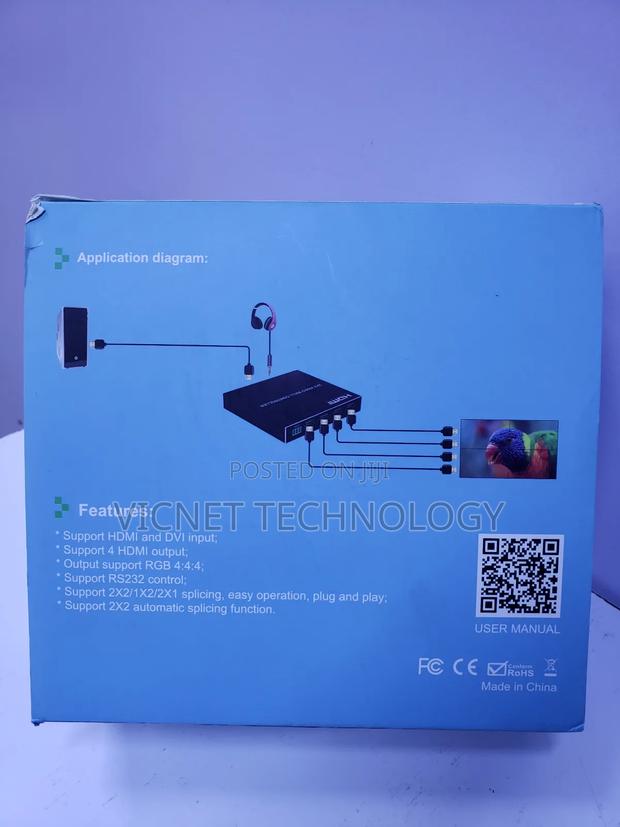 4 Screens 2 × 2 Hdmi Video Wall Controller - thumbnail 2