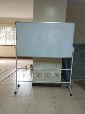 Double Side Rotating Whiteboard Double Sided Rotating Whiteboard 5ftx3 - main view