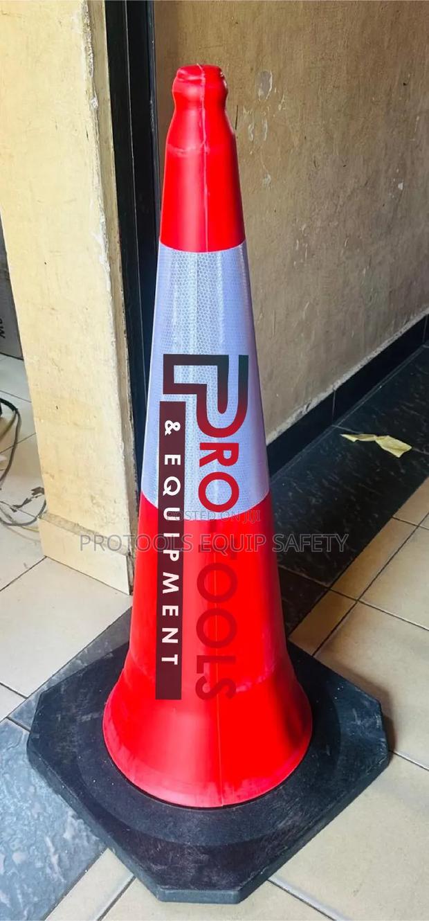 1metre PVC Traffic Cones - main view