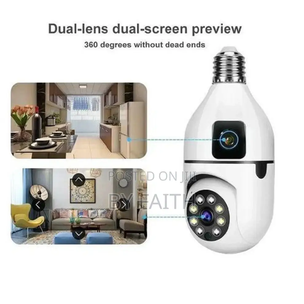 360 With Audio Dual Lens CCTV Camera V380 Pro CCTV Camera