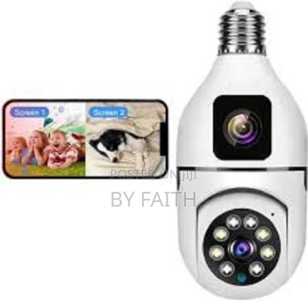 Pro Dual-Lens Smart Security Camera. V380 Nanny Cam