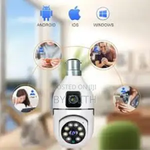 Strong Quality 1080p Full Hd 2mp Dual Lens Wifi Bulb Camera