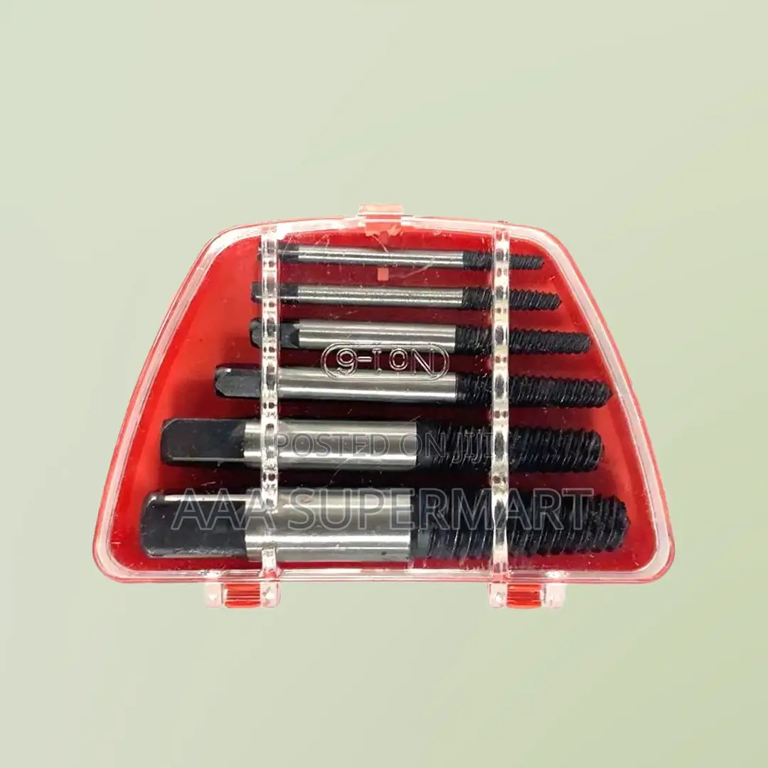 Tq82086 6 Pcs Jumbo Screw Extractor Set