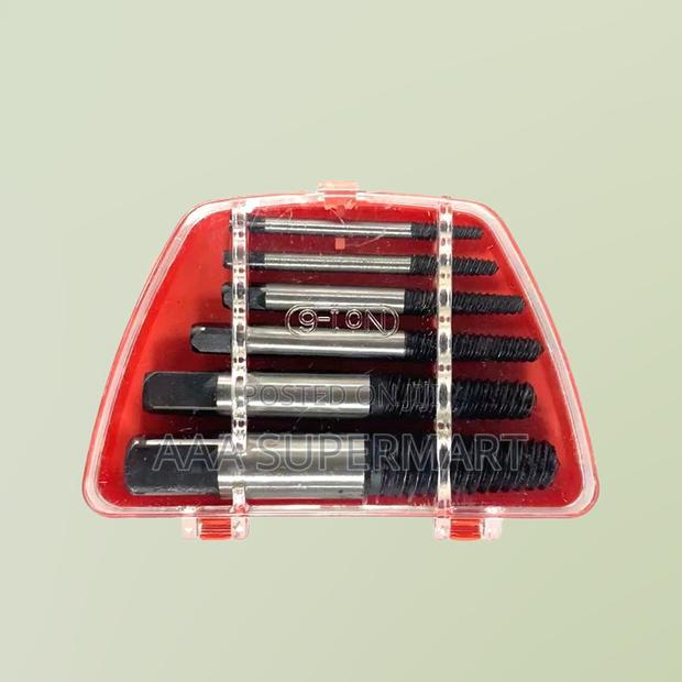 Tq82086 6 Pcs Jumbo Screw Extractor Set