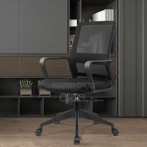 Office Chair : Fabric Mid-Back Office Staff Chair