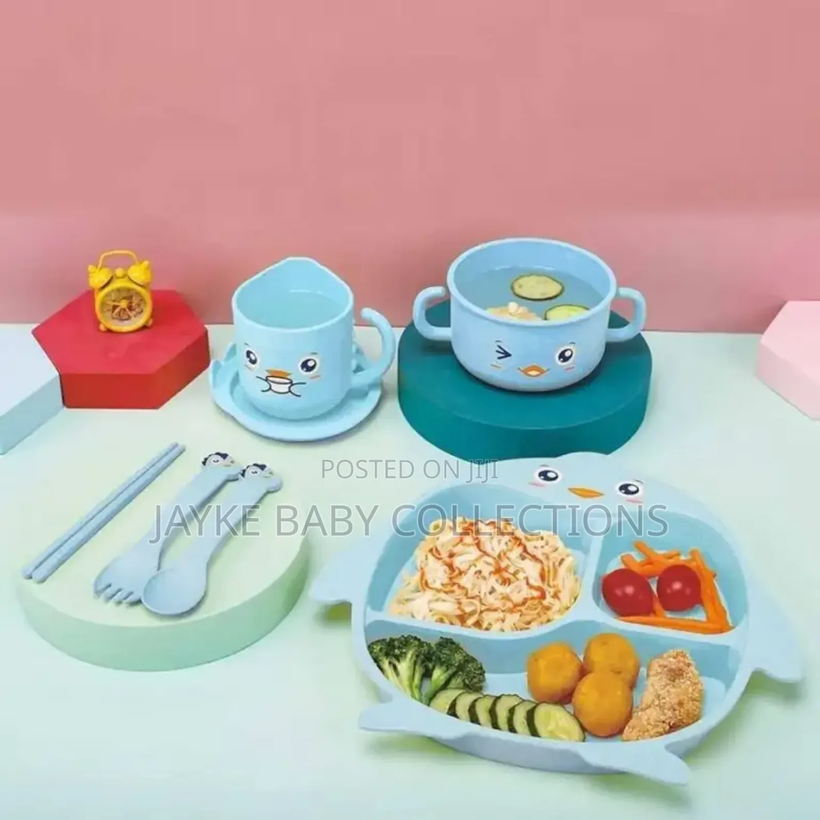 Toddler Bamboo Tableware Set | Ages 1–5 | Safe Self-Feeding
