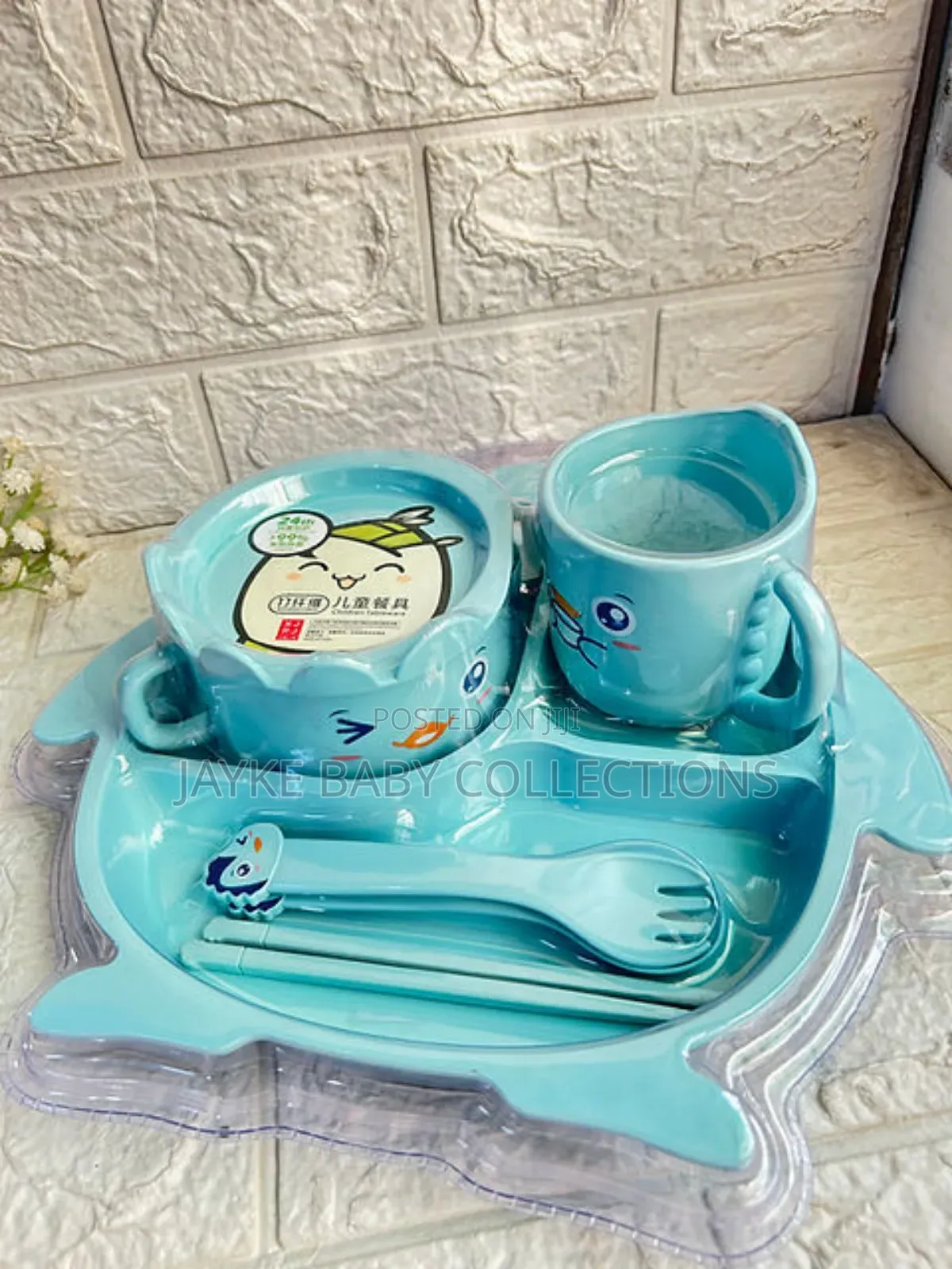 Toddler Bamboo Tableware Set | Ages 1–5 | Safe Self-Feeding