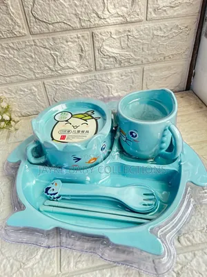 Toddler Bamboo Tableware Set | Ages 1–5 | Safe Self-Feeding