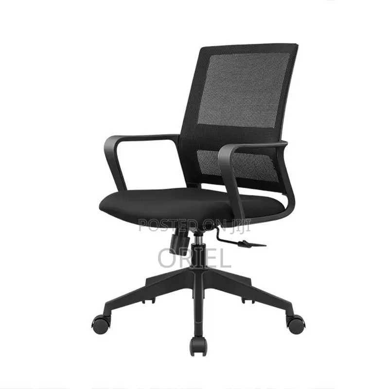 Office Chair : Fabric Mid-Back Office Staff Chair