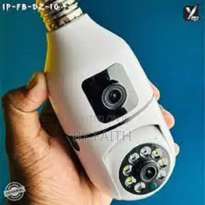 Night Vision V380 Pro 1080p Hd 2mp PTZ Dual Lens Wifi Bulb Camera