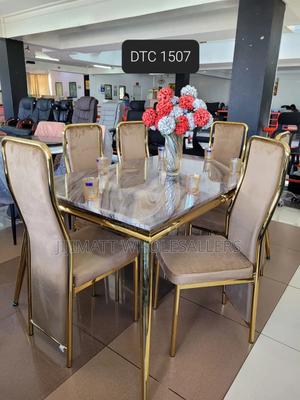Modern and Classy Executive 6 Sitter Marble Dinning Table. - thumbnail 2