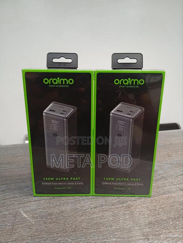 Oraimo Powerjet Opb-727sq 130w Power Bank for Laptops, Phone