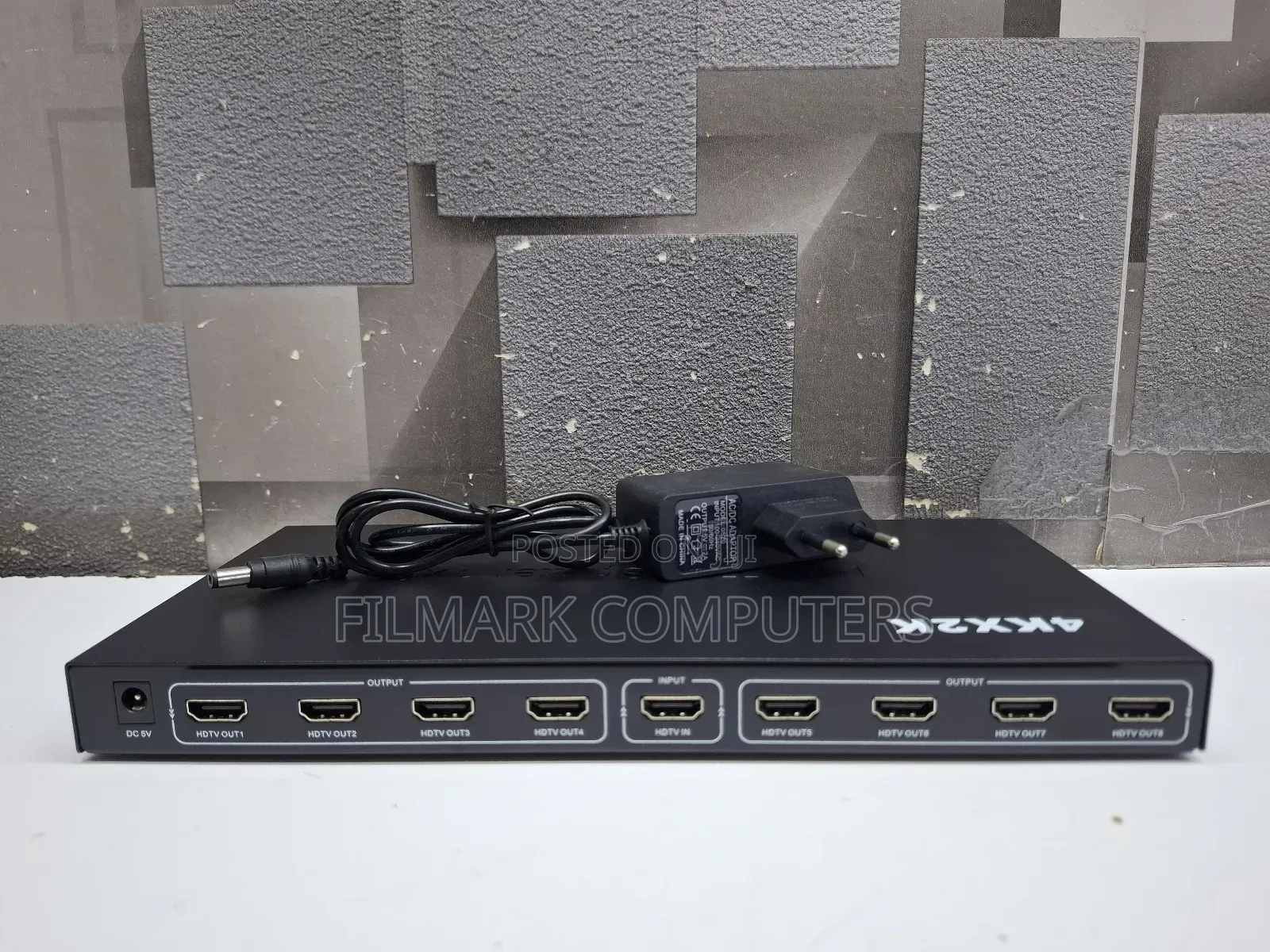 1 X 8 Full Hd 1080p Hdmi Splitter With Switch, Support 3d & 4k X 2k