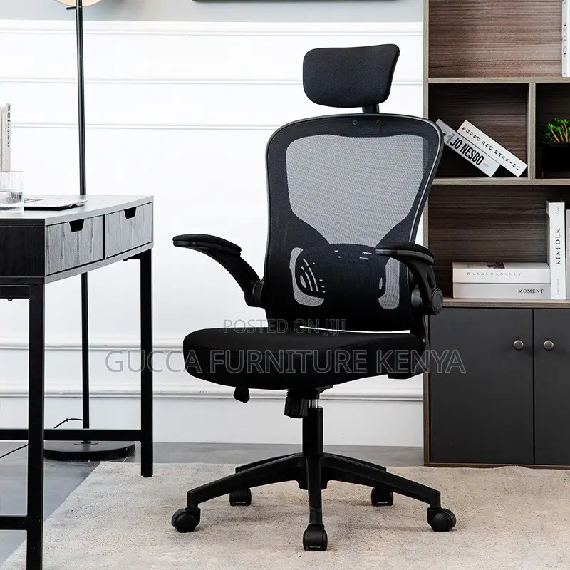 Ergonomic Office Chair With Flip Armrest