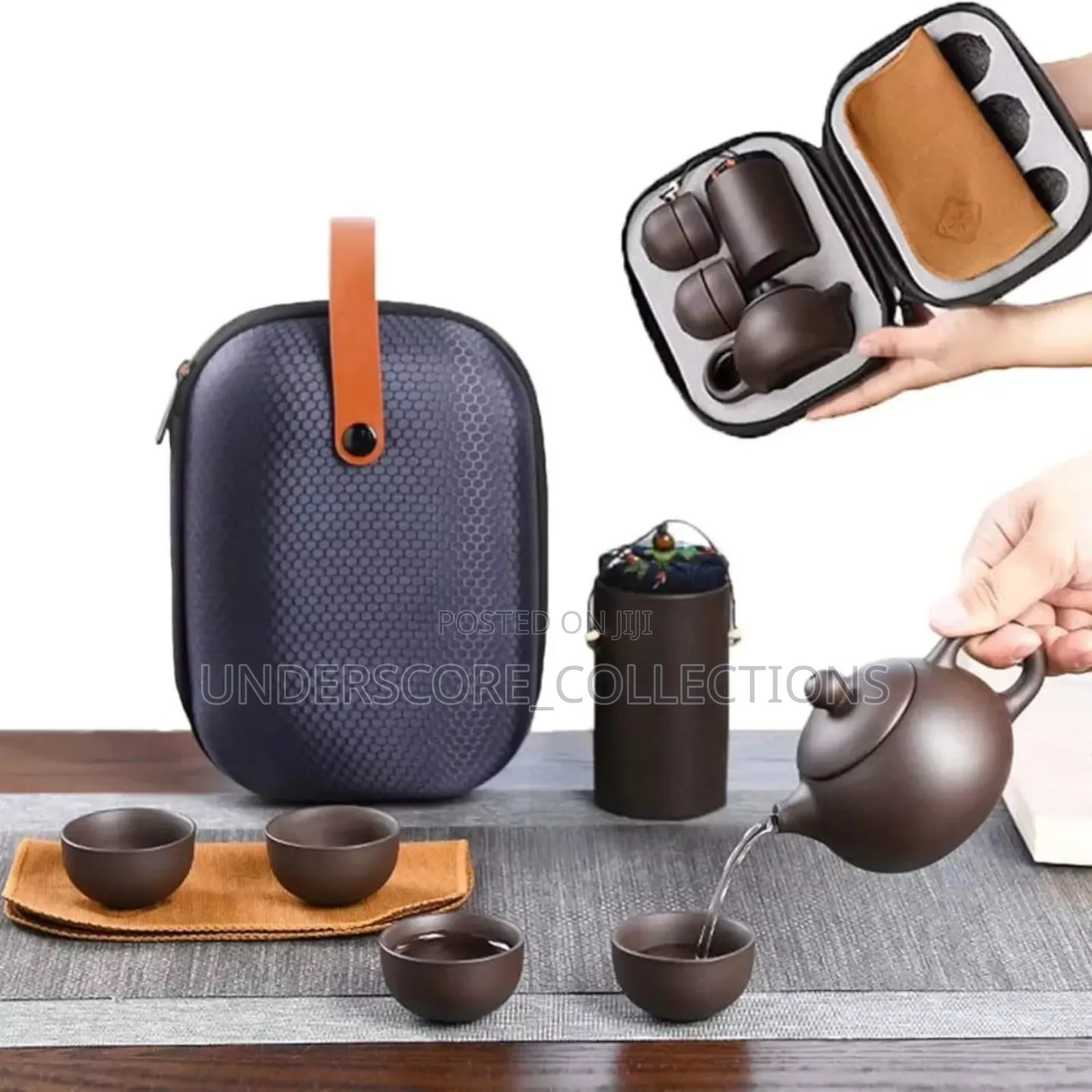Ceramic Kung Fu Travel Teapot Set