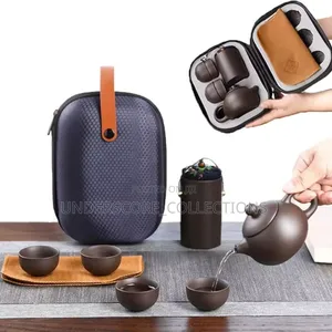 Ceramic Kung Fu Travel Teapot Set