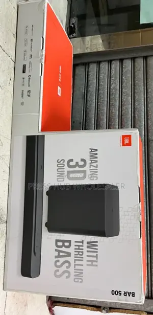 JBL Bar 500 Soundbar System." 