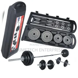 Solid Chrome Dumbells 50kg