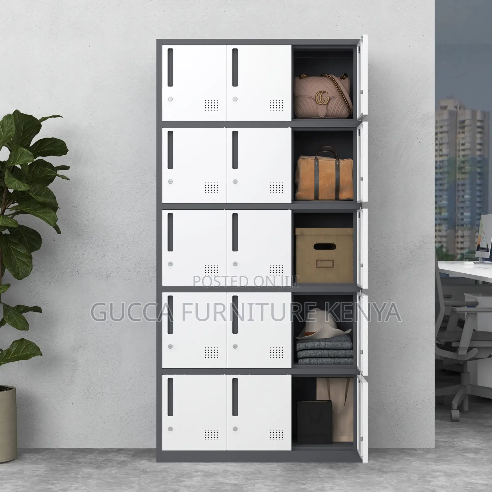 15-locker Office Metallic Filling Cabinet
