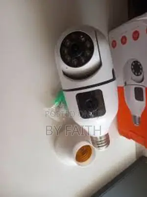 Live View 1080p Full Hd 2mp PTZ Dual Lens Wifi Bulb CCTV Camera