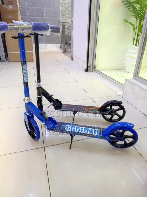 Folding Kick Scooter With Stand