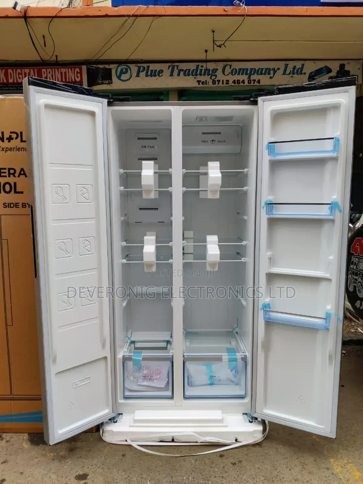 *Vision Plus Fridge Side by Side No Frost 410 Liters*