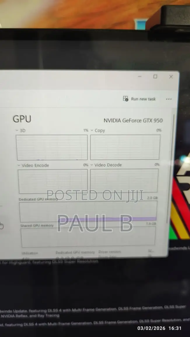 Asus Geforce GTX 950 2gb