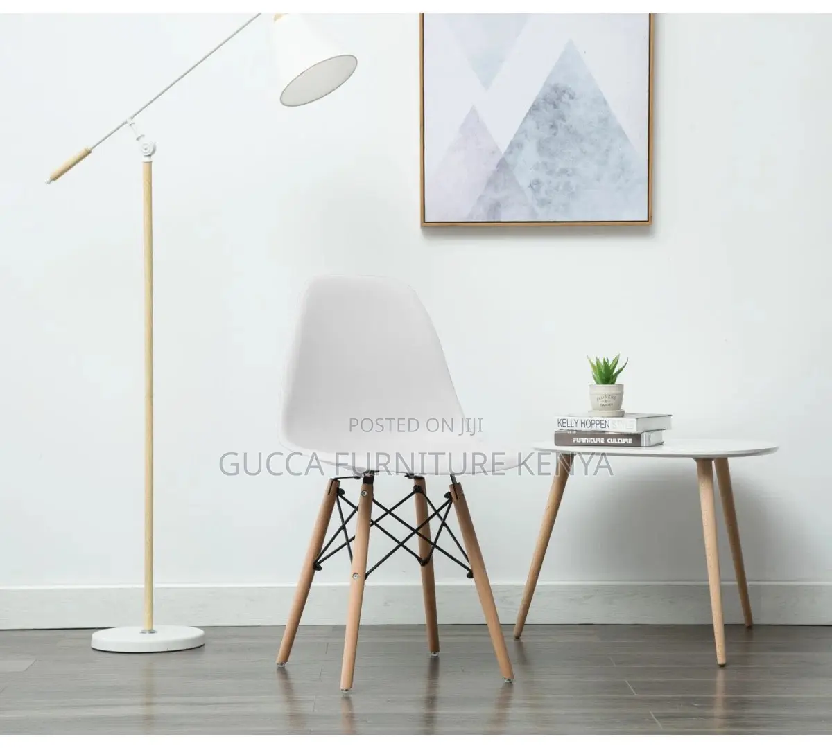 Armless Plastic Eames Dining Chair