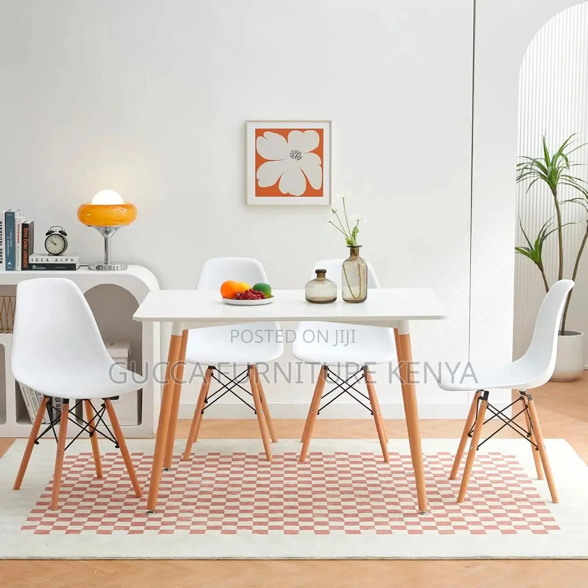 Armless Plastic Eames Dining Chair