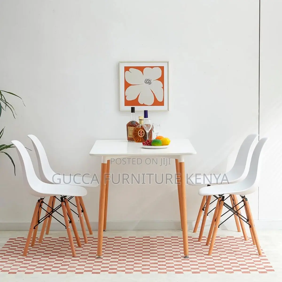 Armless Plastic Eames Dining Chair