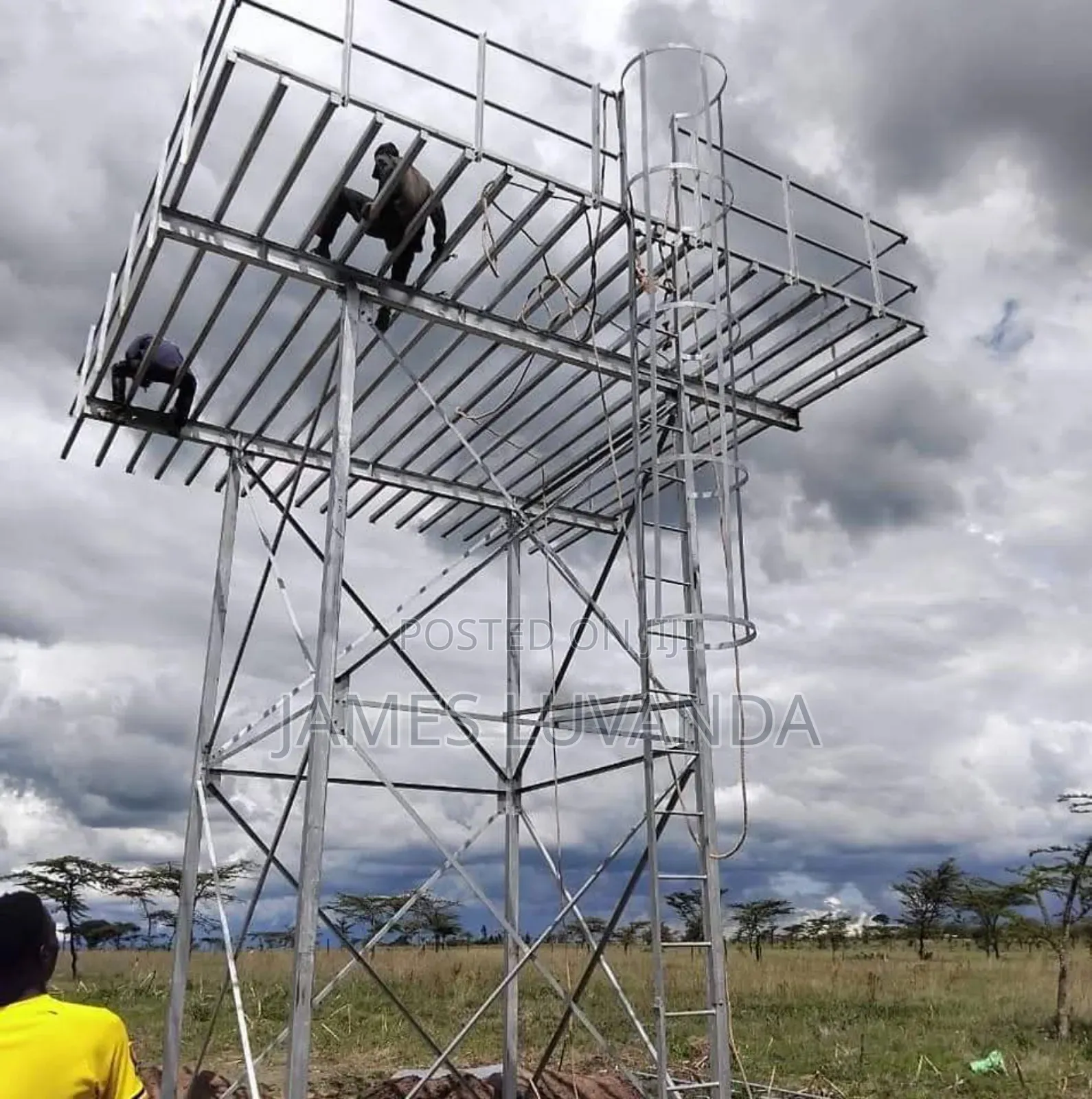 Steel Water Tower Fabrication and Erection