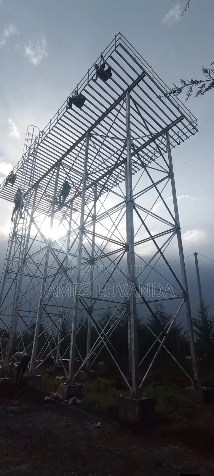 Steel Water Tower Fabrication and Erection