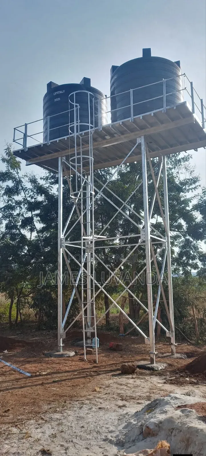 Steel Water Tower Fabrication and Erection