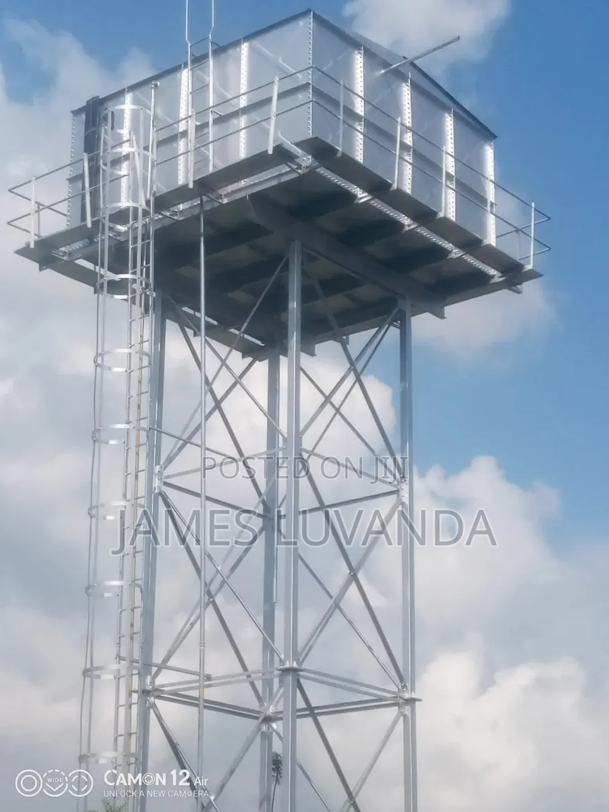 Steel Water Tower Fabrication and Erection