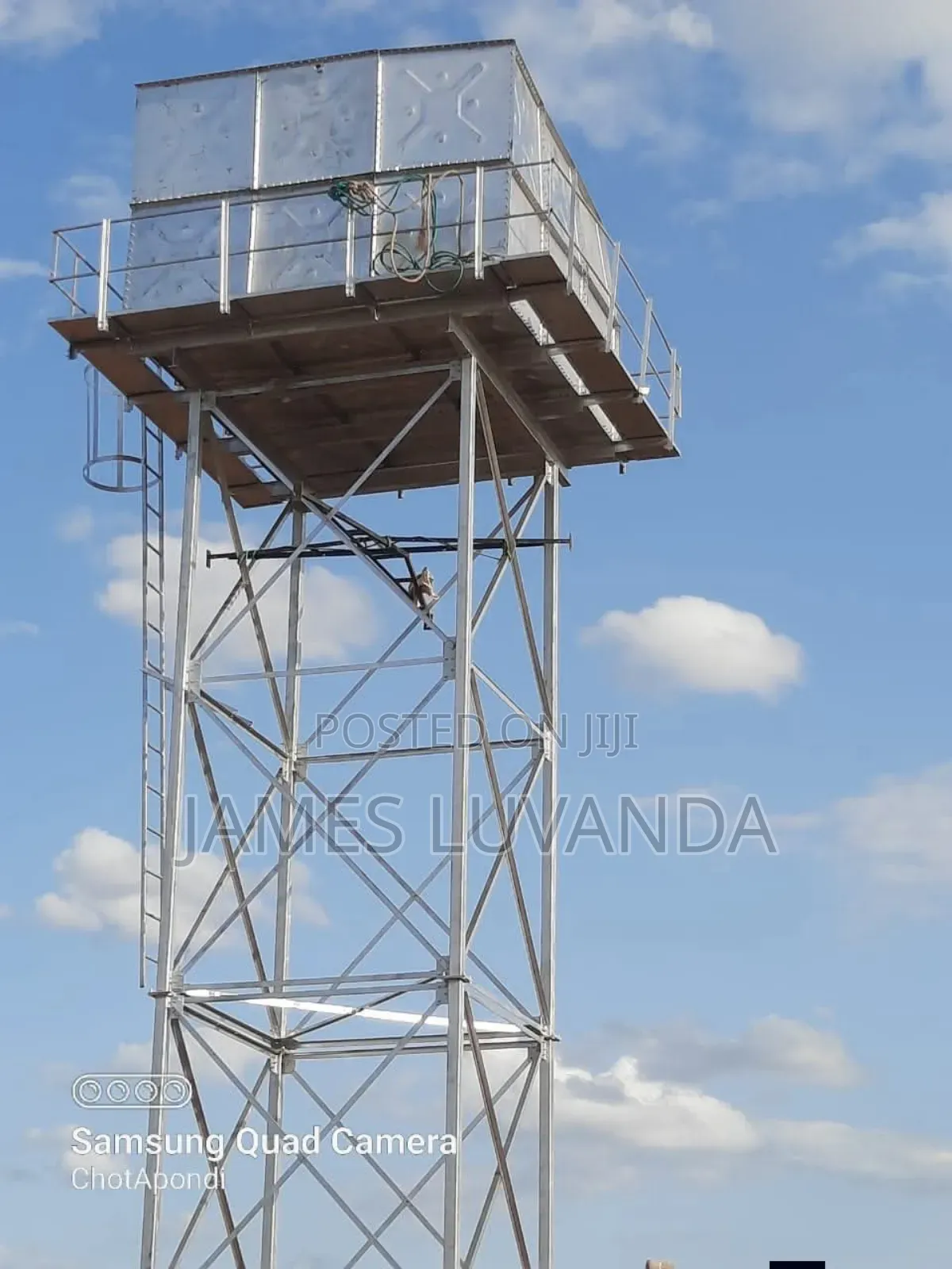 Steel Water Tower Fabrication and Erection