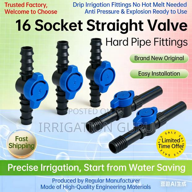 16mm Poly Pipe Integration Valve - main view