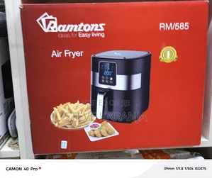 3l Ramtons Air Fryer Non Stick Basket, Multiple Cook Programs