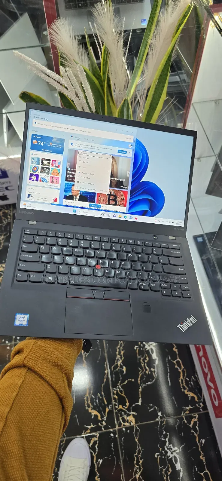 Laptop Lenovo ThinkPad X1 Carbon 16GB Intel Core I7 SSD 512GB