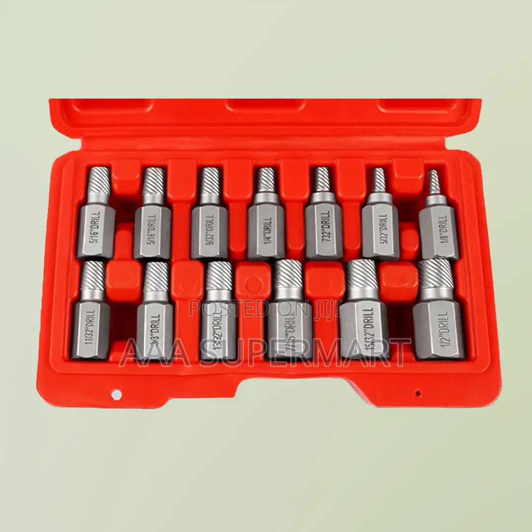Tq82081 12 Pcs Screw Extractor Set