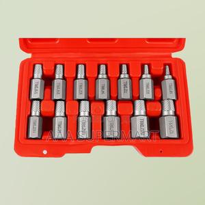 Tq82081 12 Pcs Screw Extractor Set - thumbnail 2
