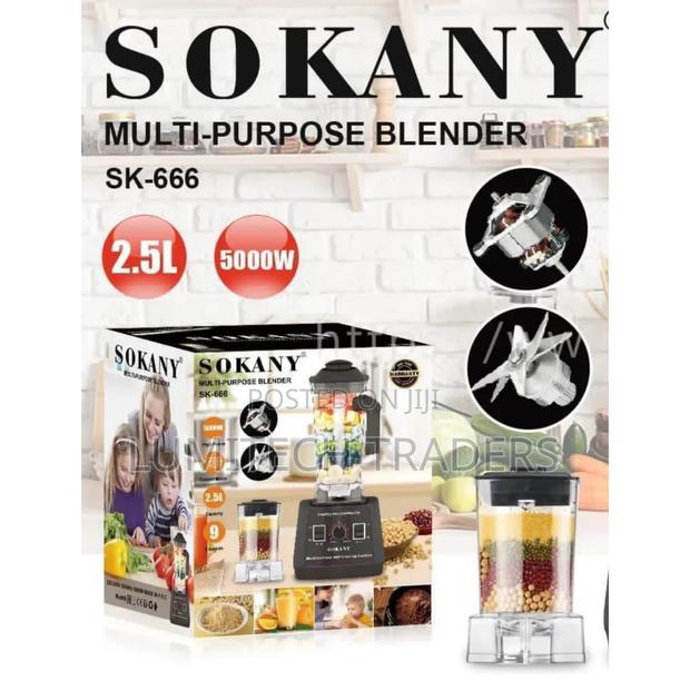Sk 666 Sokany Electric Blender 2in1 2.5 L