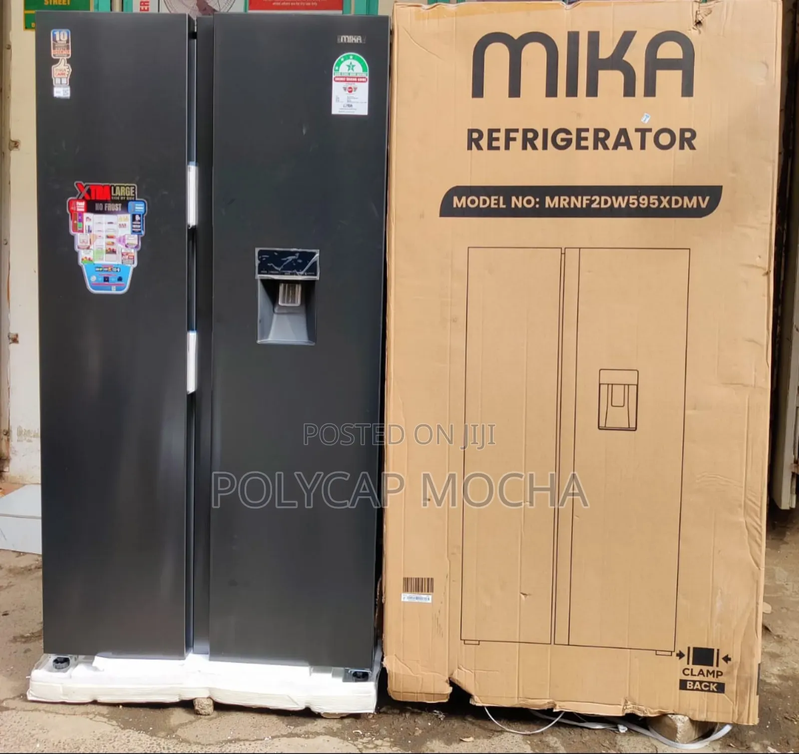 Mika 595l No Frost Fridge With Water Dispenser