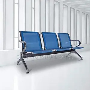 3-seater Metallic Office Reception Waiting Bech