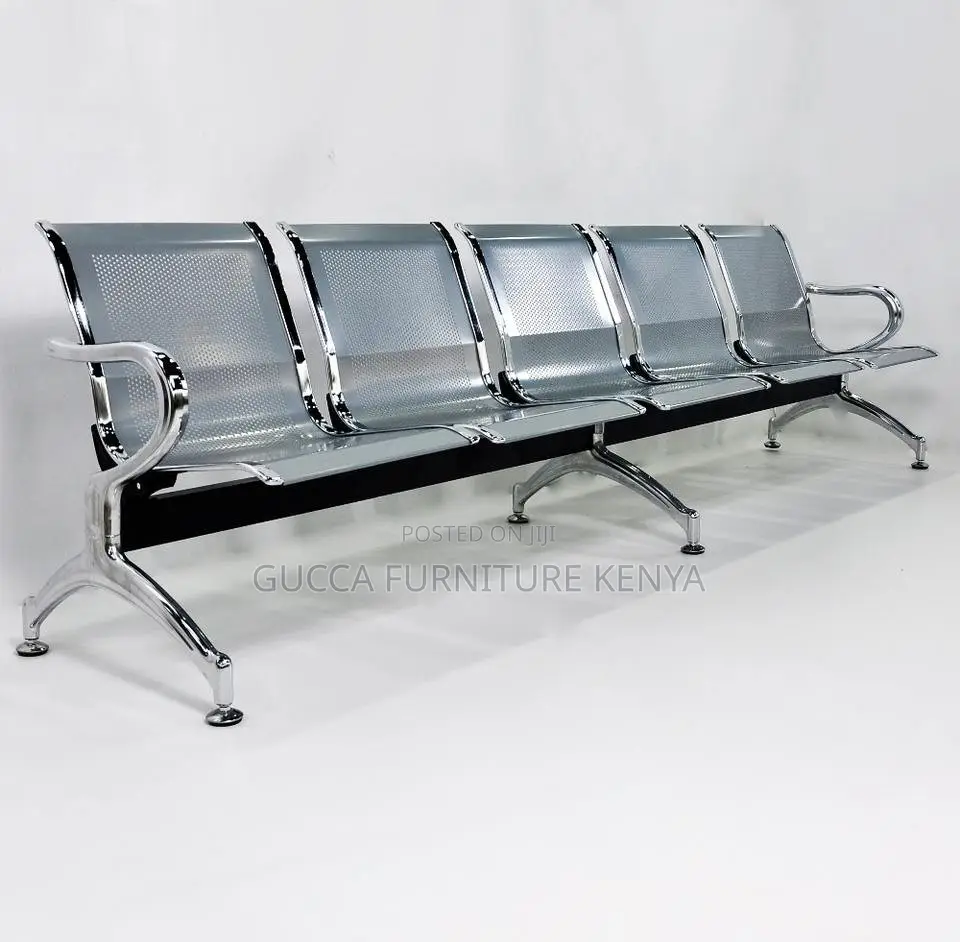 3-seater Metallic Office Reception Waiting Bech
