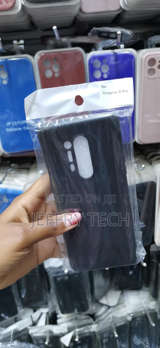 Marfe Silicone Soft Back Cover Case for Oneplus 8 Pro - thumbnail 3