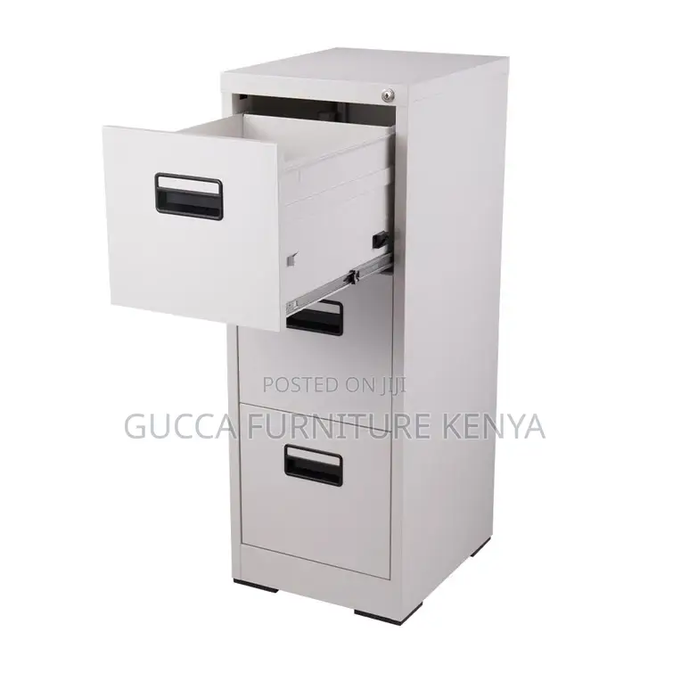 Metallic 3-drawer File Office Cabinet