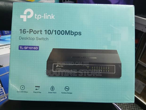 Tplink 16 Port Switch Normal Sf1016d - main view