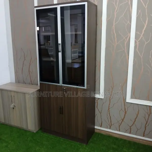 Office Storage Cabinets: 2-door Wooden File Cabinet