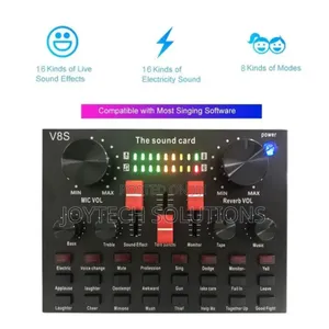 Condenser Microphone Bm800+V9 Sound Card